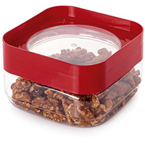 Plug recipiente cuadrado 510 ml rojo
