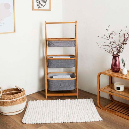 Estante Almacenamiento en Bambú 44.5x107.5x33.5 cm