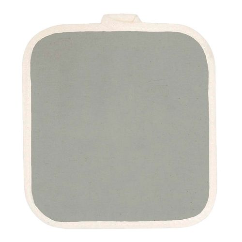 Agarradera 20x20 cm Tusor Liso Gris
