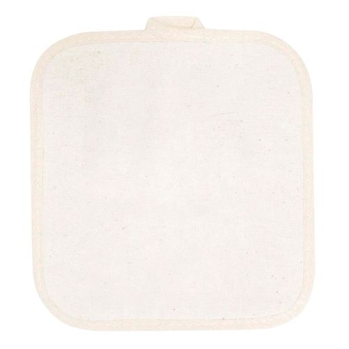 Agarradera 20x20 cm Tusor Liso Natural