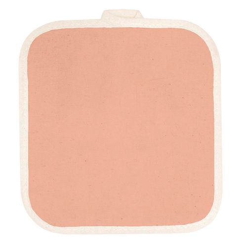 Agarradera 20x20 cm Tusor Liso Rosa