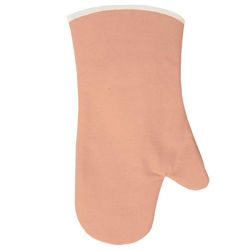 Manopla 19x32 cm Tusor Liso Rosa