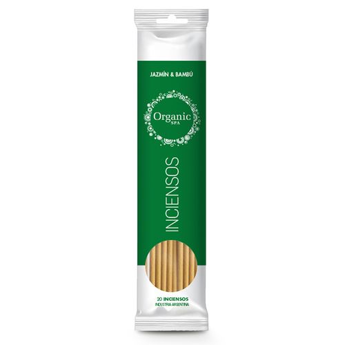 Inciensos Organic x 20 un. w13jb jazmín & bambú