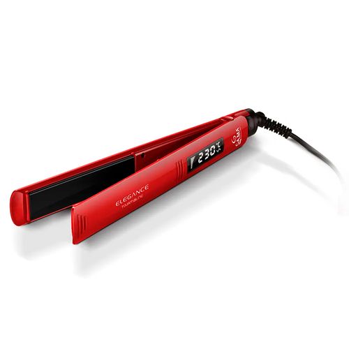 Plancha de Cabello GA.MA Elegance Digital Roja