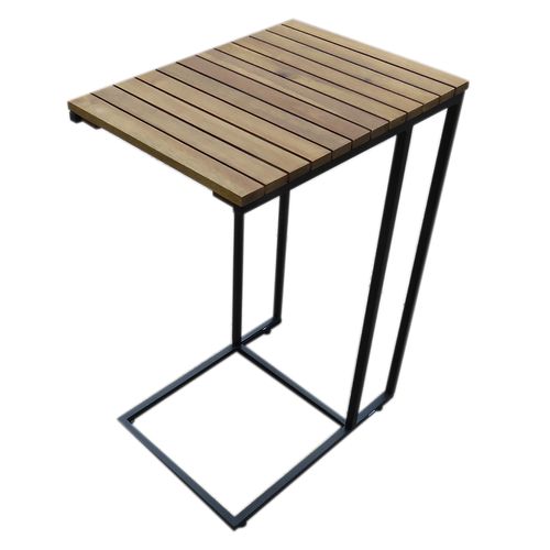 Mesa Auxiliar de Jardín en Madera y Metal