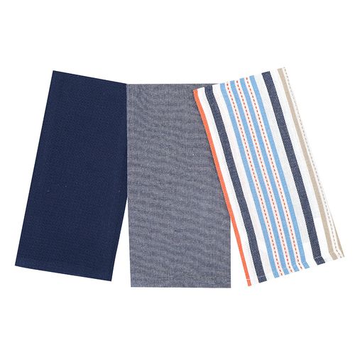 Set x 3 Repasadores 40x60 cm Línea Etna Multicolor