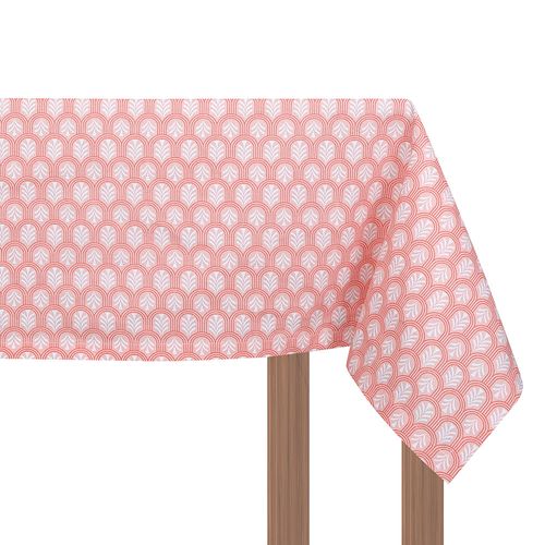 Mantel Rectangular 150x300 cm Estampado Salmon