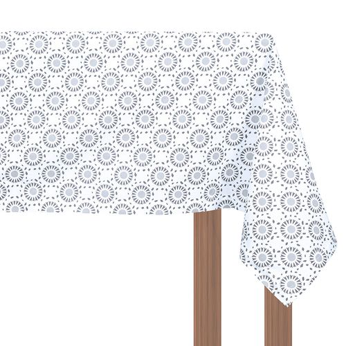 Mantel Rectangular 150x300 cm Estampado Gris