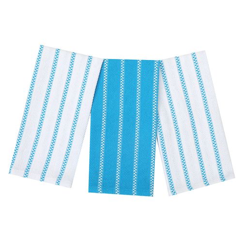 Set x 3 Repasadores 40x60 cm Pórtico Azul