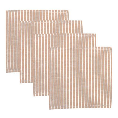 Set x 4 Servilletas 40x40 cm Línea Country Rust
