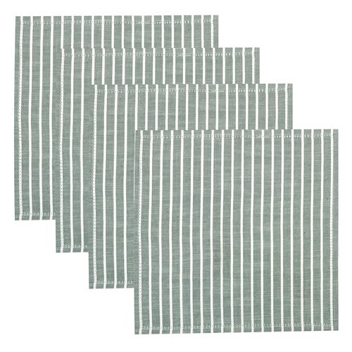 Set x 4 Servilletas 40x40 cm Línea Country Verde