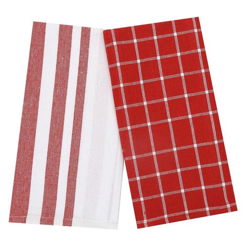 Set x 2 Repasadores 40x60 cm Rojo
