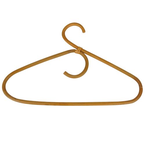 Percha de rattán 42x24 cm natural