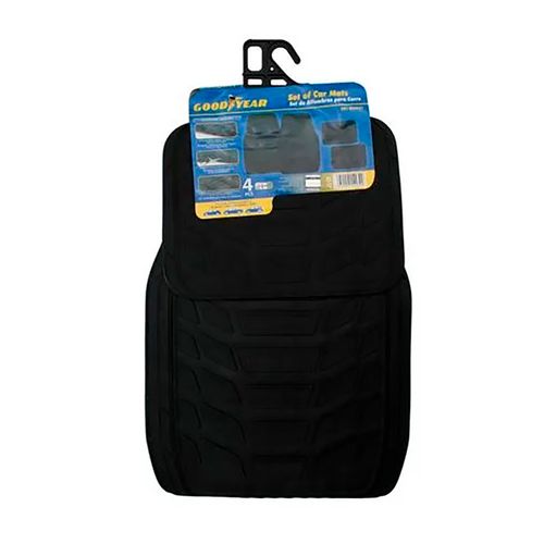 Alfombra GOODYEAR para auto 4 piezas 80x47 cm