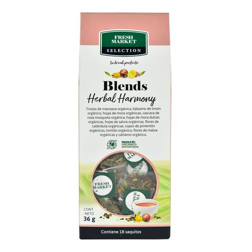 Infusion FRESH MARKET Selection Herbal Harmony 18 sobres