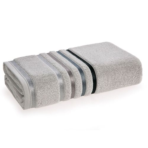 Toalla de Baño 86x150 cm Línea Lumina color gris