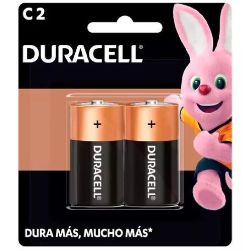 Pilas alcalinas DURACELL C x 2 un.