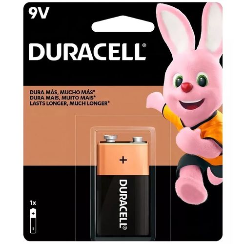Pila alcalina DURACELL 9V