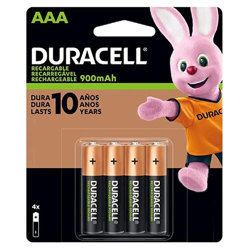 Pila DURACELL AAAx4 Recargable