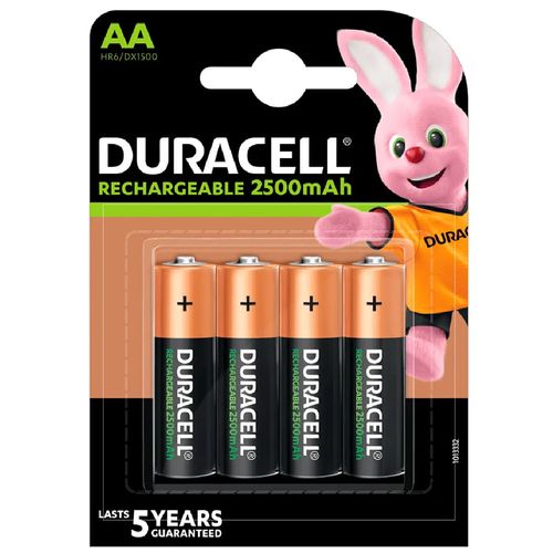 Pila DURACELL AAx4 Recargable