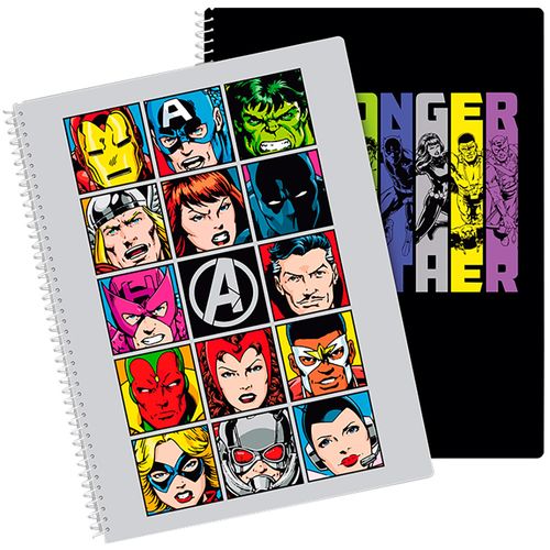 Cuadernola MARVEL 80h varios personajes