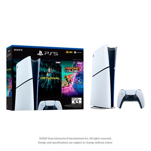 Consola PLAYSTATION 5 Digital - Incluye Returnal y Ratchet & Clank)