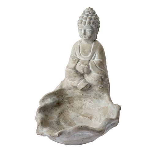 Buda sentado en cemento 19x18,5x24 cm