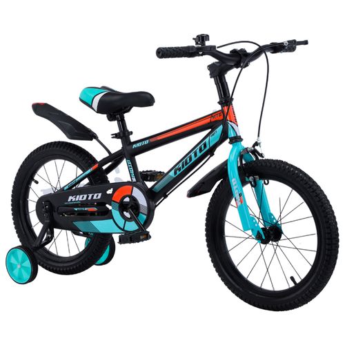 Bicicleta KIOTO Rod.16 celeste y naranja