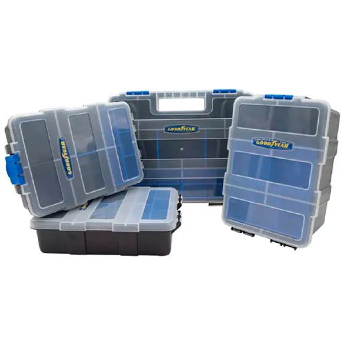 Caja de herramientas GOODYEAR 4 piezas 31x22x18 cm
