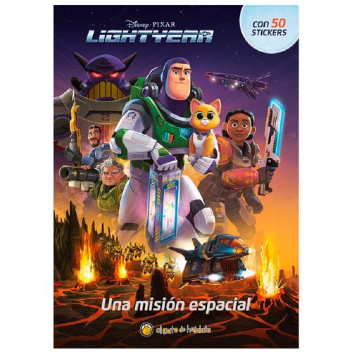 Cuento con stickers lightyear