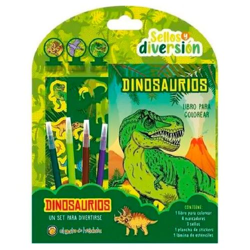 Sellos y diversiones dinosaurios