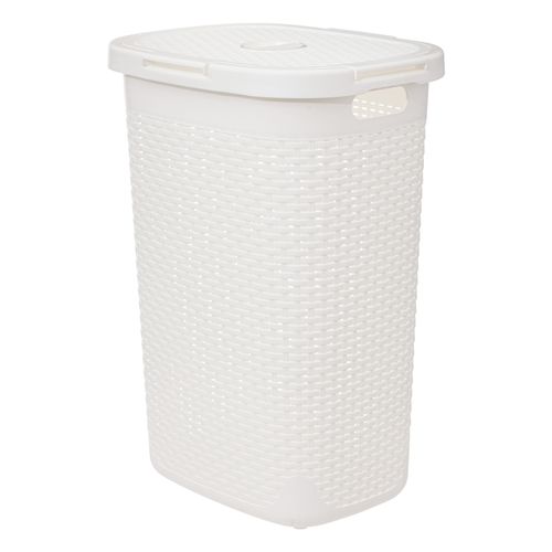 Canasto en ratán 60 L Blanco