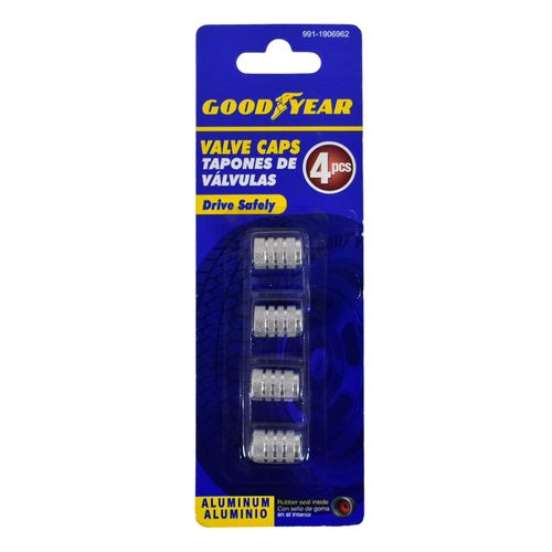 Tapones GOODYEAR de valvulas set 4 piezas
