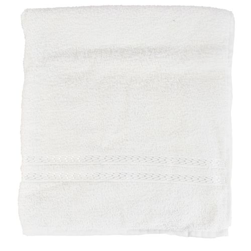 Toalla Baño 65x140 cm Af-1671 Paris Blanco 07