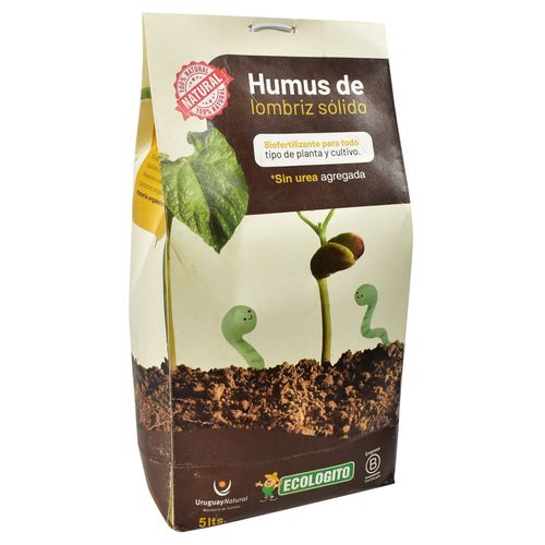 Humus de Lombriz Sólido BIOFERT para Plantas 5 L