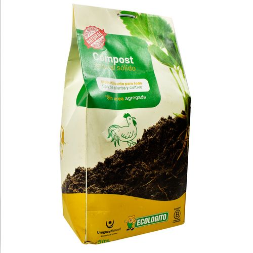 Compost Natural Sólido de 5 L