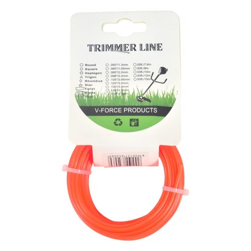 Tanza para bordeadora 10 metros x 2