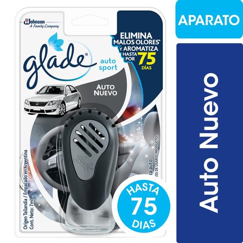 Aromatizante GLADE Auto Sport New Car aparato